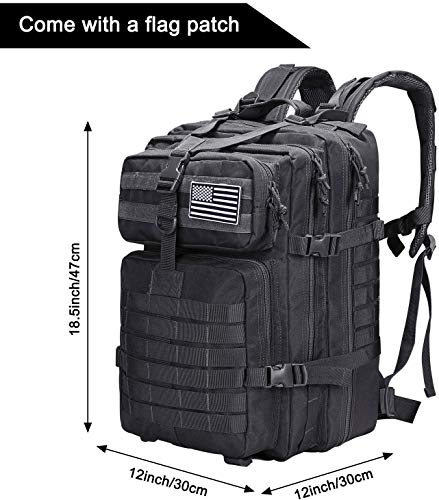 G4Free 40L Mochila Táctica Bolso de Senderismo Ligera al Aire Libre Estilo Militar Múltiple Función para Caza Acampar Senderismo Trekking Ciclismo Camping