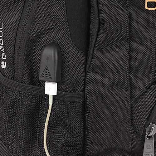 Gabol | Biker - Mochila Impermeable con USB Connect de 34 x 46 x 20 cm con Capacidad de 25 L