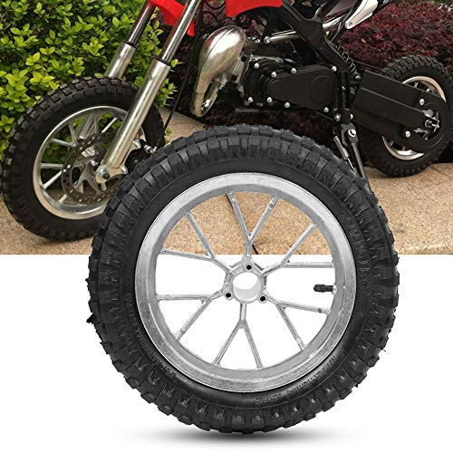 Gaeirt Llanta de Rueda de Motocicleta, neumático de Motocicleta de Caucho Natural Resistente a la oxidación de 12,5 x 2,75 Pulgadas para Mantenimiento de Mini bicis de Cross