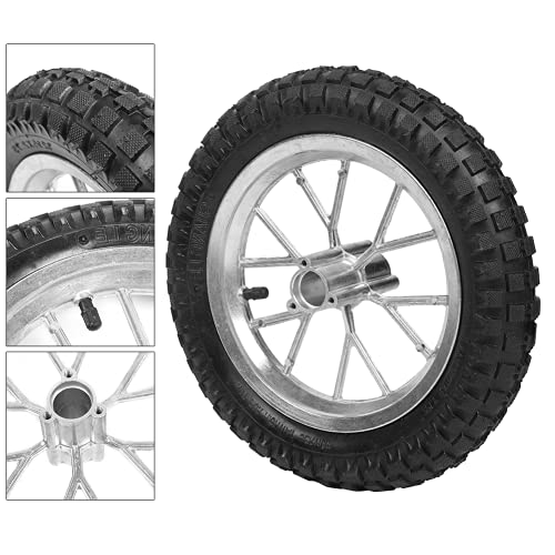 Gaeirt Llanta de Rueda de Motocicleta, neumático de Motocicleta de Caucho Natural Resistente a la oxidación de 12,5 x 2,75 Pulgadas para Mantenimiento de Mini bicis de Cross