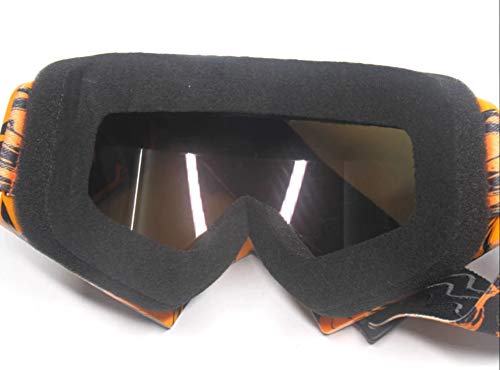 Gafas de Motocross, Enduro, MTB, Esquí, Snowboard, Supermotard, Offroad (Naranja)