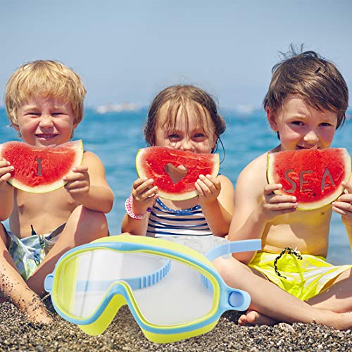 Gafas de natación Hanel-Gafas de Buceo para niños, Gafas de Buceo para niños, Gafas de Buceo, Resistentes al Agua, a Prueba de Fugas, protección UV, Correa de Silicona Ajustable