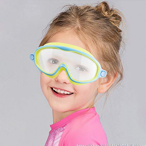 Gafas de natación Hanel-Gafas de Buceo para niños, Gafas de Buceo para niños, Gafas de Buceo, Resistentes al Agua, a Prueba de Fugas, protección UV, Correa de Silicona Ajustable