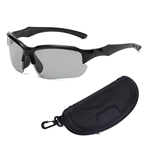 Gafas de sol polarizadas deportivas, fotocromáticas con protección UV para hombres y mujeres, para ciclismo, correr, pesca, golf