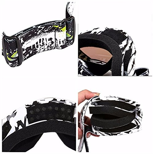 Gafas IHRKleid para moto, protección frente al viento y el polvo, gafas de snowboard, para la nieve, deportes de invierno, gafas protectoras, multicolor