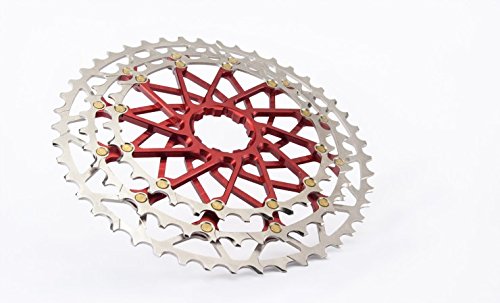 Garbaruk Shimano XT Coronas Expansoras para Cassettes, Rojo, 50 Dientes