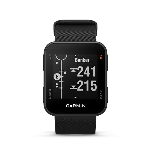 Garmin Approach S10 - Reloj de Golf (campos mundiales preinstalados, Resistencia al Agua 5 ATM) Color Negro