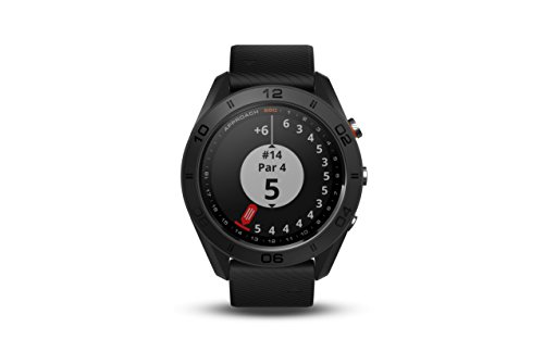 Garmin Approach S60 - Reloj de Golf con Correa de Silicon, GPS, color Negro