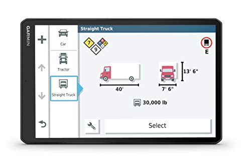 Garmin dēzl LGV 1000 MT-D EU - Navegador GPS de 10 Pulgadas para camión (Mapas Europa), Negro