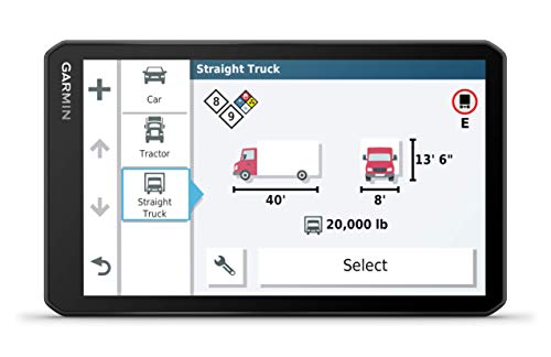 Garmin dēzl LGV 700 MT-D EU - Navegador GPS de 6.95 Pulgadas para camión (Mapas Europa), Negro