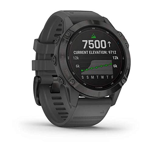 Garmin fēnix 6 Pro Solar, Reloj GPS Multideporte con energía Solar, características y Datos de Entrenamiento avanzado 010-02410-11