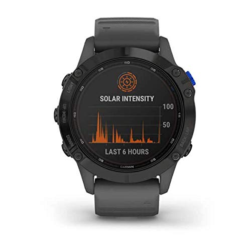 Garmin fēnix 6 Pro Solar, Reloj GPS Multideporte con energía Solar, características y Datos de Entrenamiento avanzado 010-02410-11