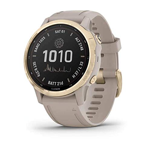 Garmin fēnix 6S Pro Solar, Reloj GPS Multideporte con energía Solar, características y Datos de Entrenamiento avanzado 010-02409-11