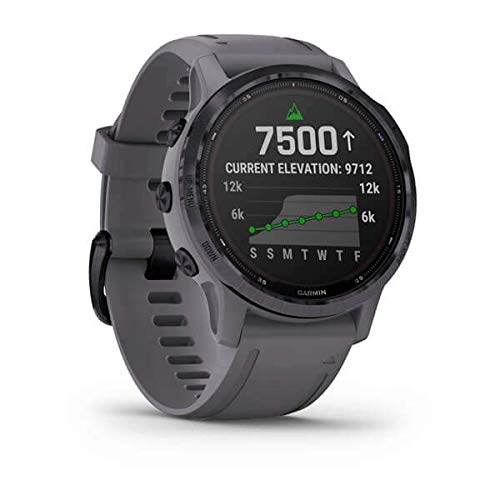 Garmin fēnix 6S Pro Solar, Reloj GPS Multideporte con energía Solar, características y Datos de Entrenamiento avanzado 010-02409-15