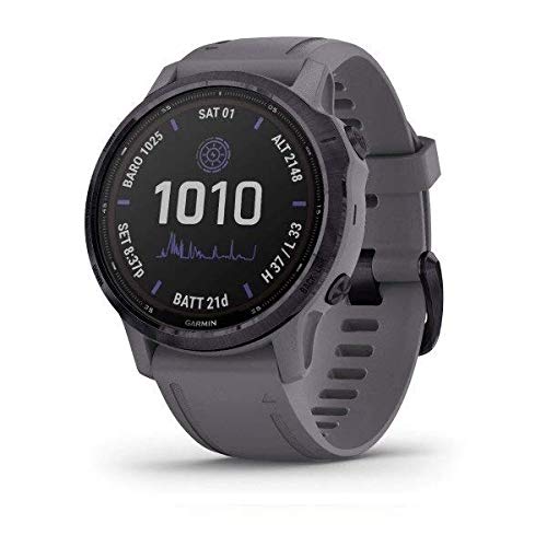 Garmin fēnix 6S Pro Solar, Reloj GPS Multideporte con energía Solar, características y Datos de Entrenamiento avanzado 010-02409-15