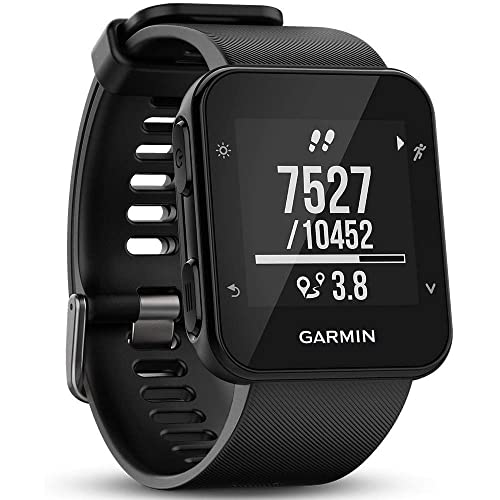 Garmin Forerunner 35- Reloj GPS con monitor de frecuencia cardiaca en la muñeca, monitor de actividad y notificaciones inteligentes, color negro