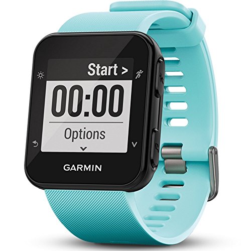 Garmin Forerunner 35- Reloj GPS con monitor de frecuencia cardiaca en la muñeca, monitor de actividad y notificaciones inteligentes, color turquesa