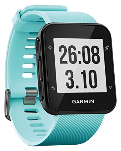 Garmin Forerunner 35- Reloj GPS con monitor de frecuencia cardiaca en la muñeca, monitor de actividad y notificaciones inteligentes, color turquesa