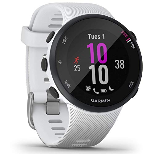 Garmin Forerunner 45S/P Reloj Multisport, Adulto, Unisex, Blanco, S