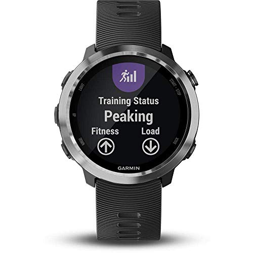 Garmin Forerunner 645 Música, reloj GPS para correr con pagos sin contacto, frecuencia cardíaca y música basada en la muñeca, negro (renovado)