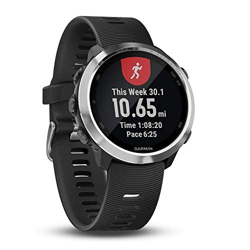 Garmin Forerunner 645 Música, reloj GPS para correr con pagos sin contacto, frecuencia cardíaca y música basada en la muñeca, negro (renovado)