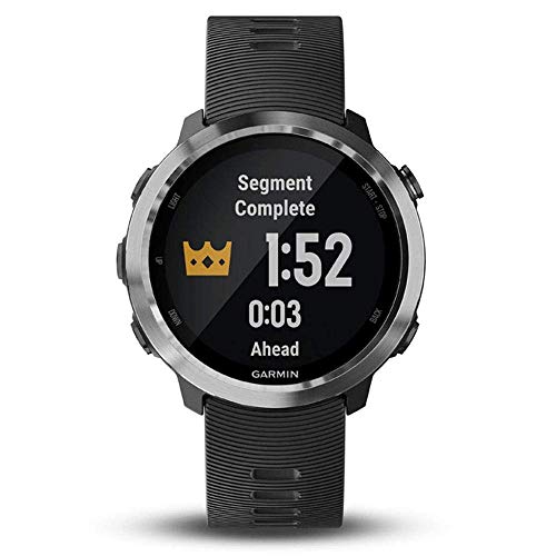 Garmin Forerunner 645 Música, reloj GPS para correr con pagos sin contacto, frecuencia cardíaca y música basada en la muñeca, negro (renovado)