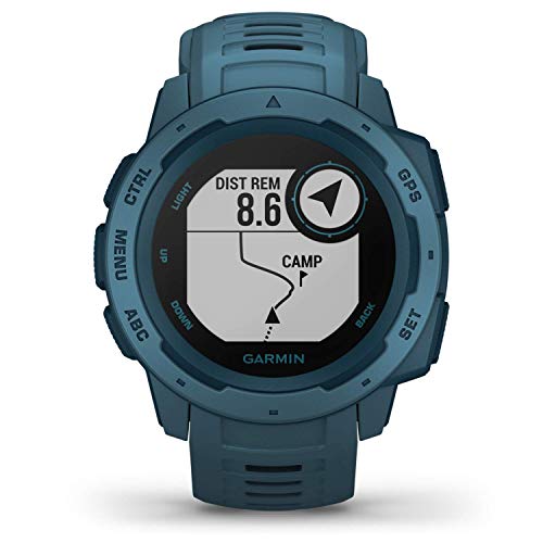 Garmin Instinct - Reloj resistente con GPS, Azul