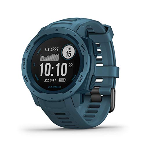 Garmin Instinct - Reloj resistente con GPS, Azul