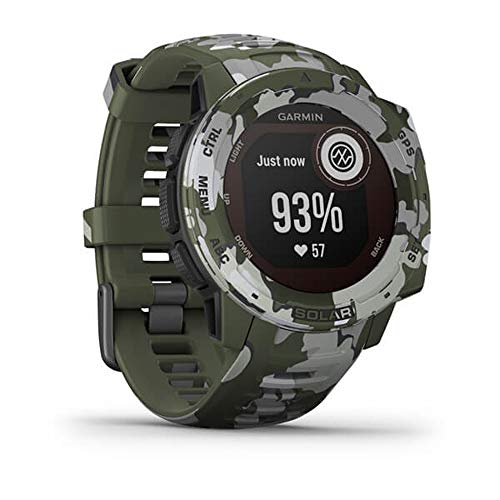 Garmin Instinct Solar GPS Smartwatch Camo Edition(010-02293-16) w/ 2X Screen Protectors