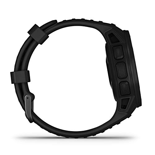 Garmin Instinct Tactical Solar, Reloj GPS resistente con carga solar y funciones tácticas - Negro