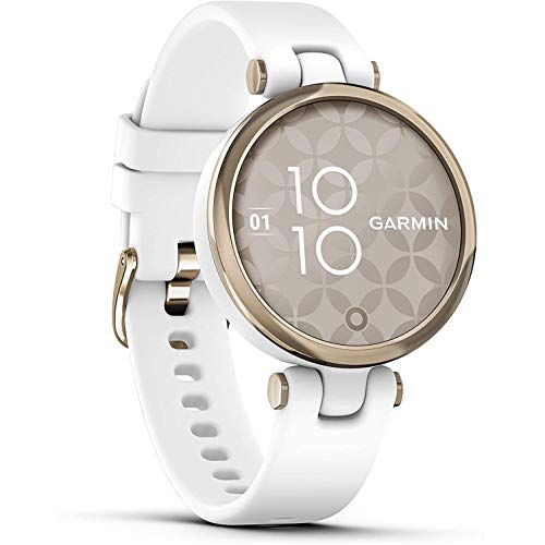 Garmin Lily Sport Reloj Inteligente, Blanco Light Gold, No Aplica