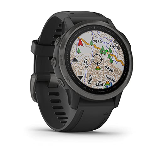 Garmin - Reloj GPS con Pulsómetro Fenix 6S Zafiro Garmin, L (010-02159-25)