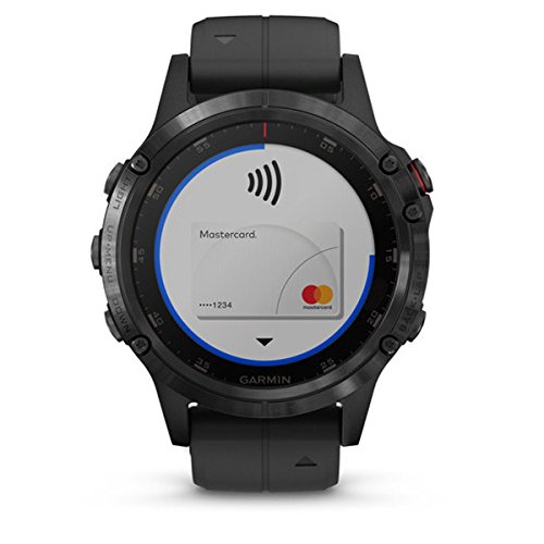 Garmin Reloj Smartwatch Fenix ​​5 Plus para unisex-adulto TU Negro