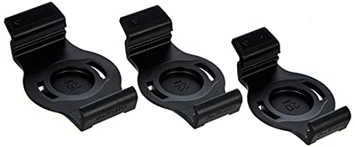 Garmin Soporte de Cuarto de Vuelta para Bicicletas QuickFit, 3 Unidades de 20, 22 y 26 mm Montaje, Adultos Unisex, Negro, Talla única