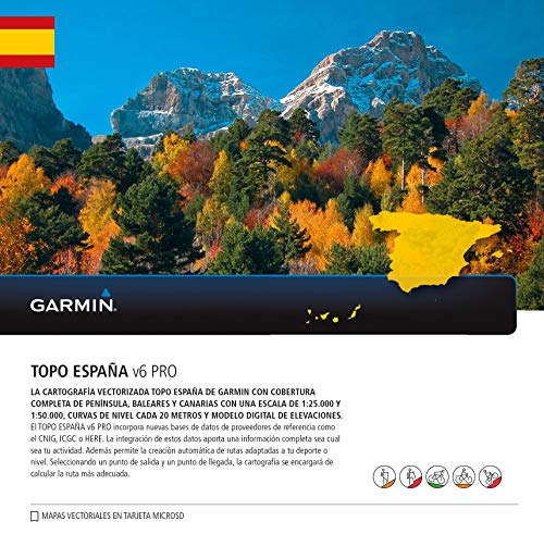 Garmin - Topo Spain v6 Pro MicroSD/SD, Color 0