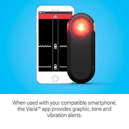 Garmin Varia RTL515, Cycling Rearview Radar with Tail Light, Visual and Audible Alerts for Vehicles Up to 153 Yards Away