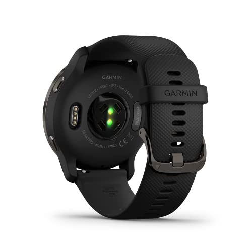 Garmin Venu 2 - Reloj inteligente con GPS, música y deportes, Negro