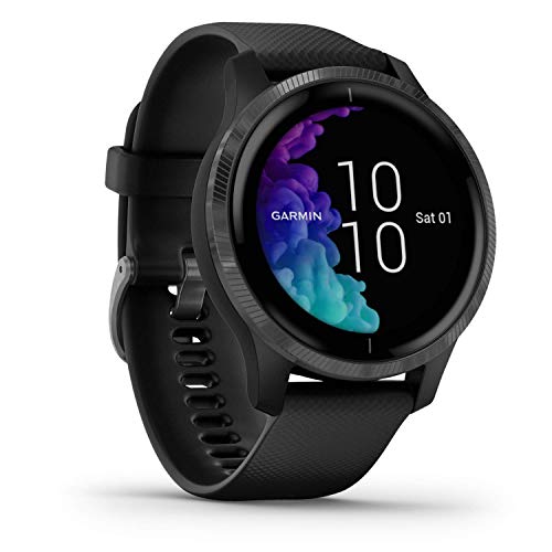 Garmin Venu- Reloj inteligente, color negro