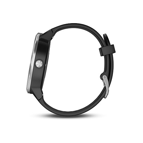 Garmin Vivoactive 3 Smartwatch con GPS y Pulso en la muñeca, Unisex Adulto, Negro/Plata, M/L (Reacondicionado)