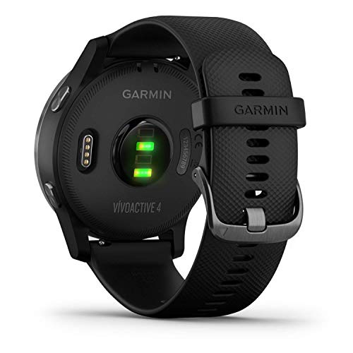 Garmin Vivoactive 4 - Reloj Inteligente con GPS y Funciones de Control de la Salud Durante Todo el día, Color Negro (Reacondicionado)