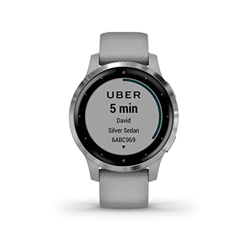 Garmin Vívoactive 4S - Reloj inteligente con GPS y funciones de control de la salud durante todo el día, color Gris