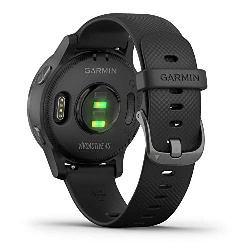 Garmin vívoactive 4S - Reloj Inteligente con GPS y Funciones de Control de la Salud Durante Todo el día, Color Negro (Reacondicionado)