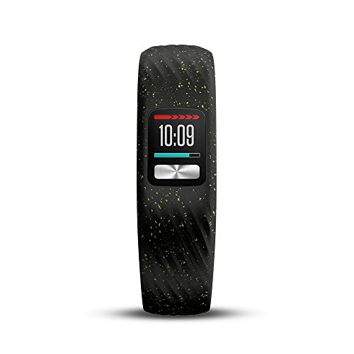 Garmin Vivofit 4 - Reloj Fitness Rastreador, Unisex, Negro/Verde, S/M