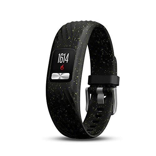 Garmin Vivofit 4 - Reloj Fitness Rastreador, Unisex, Negro/Verde, S/M