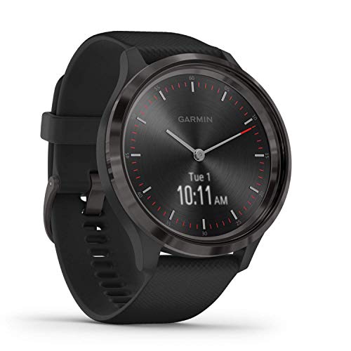 Garmin vívomove 3, Smartwatch híbrido con pantalla oculta, 44 mm Negro