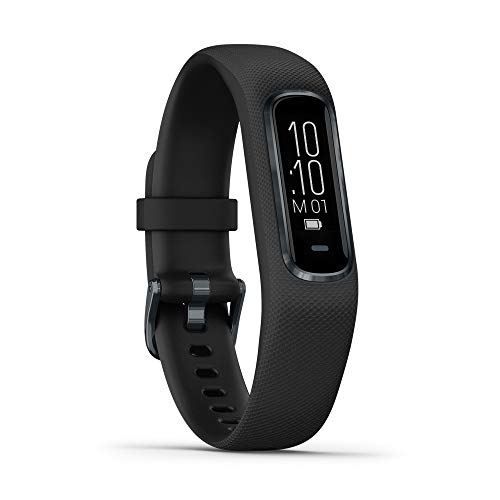 Garmin vívosmart 4, Activity and Fitness Tracker w/Pulse Ox and Heart Rate Monitor, Midnight w/Black Band