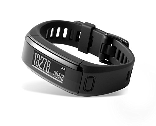 Garmin VivoSmart actividad Tracker con base de notificación inteligente y la muñeca Monitor de frecuencia cardiaca, 0.44, color negro (Reacondicionado)