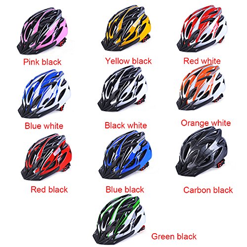 GCDN - Casco de bicicleta con visera, ajustable, ligero, para bicicleta de montaña, de carretera para adultos, jóvenes y niños, Unisex adulto, color Verde y negro., tamaño Tamaño libre