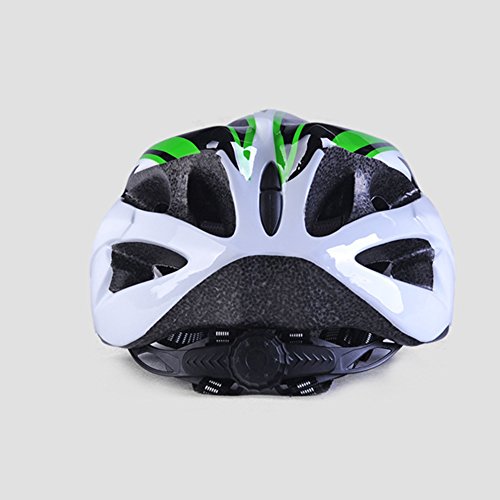 GCDN - Casco de bicicleta con visera, ajustable, ligero, para bicicleta de montaña, de carretera para adultos, jóvenes y niños, Unisex adulto, color Verde y negro., tamaño Tamaño libre