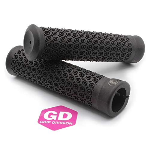 GD Grip Division ® Puños para manillar de bicicleta MTB con bloqueo de bloqueo, color negro